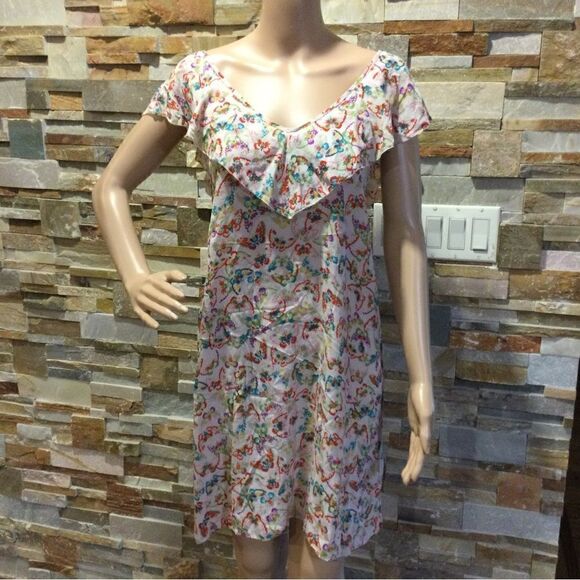 ZADIG & VOLTAIRE  Reens Butterfly Print Mini Dress - Picture 1 of 7